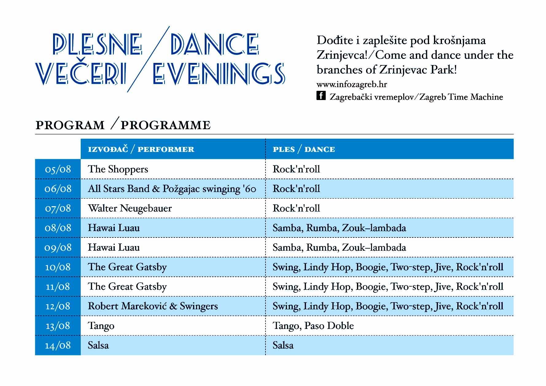 Plesne večeri na Zrinjevcu 2